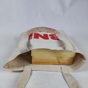 Bolso de compras de lona vintage, bolso de lona extragrande para mujer, bolso de lona liso de algodón con cremallera - Product Image 6