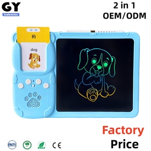 Prix surprise Éveil 112 cartes Flash parlantes, jouets d'écriture, bloc-notes, tableau à dessin LCD, batterie au lithium - Product Image 1