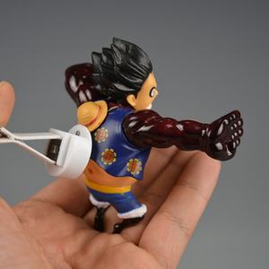 14 styles de figurines de manga pour voitures, 1 pièce, ZORO, SANJI, CHOPPER, NIKA, NAMI, LUFFY, BOA, figurines d'anime en PVC, jouets - Product Image 3