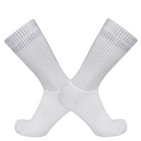 Chaussettes de cyclisme Summer Aero Bike Team Chaussettes de sport de course antidérapantes et respirantes Hommes Femmes Chaussettes de cyclisme personnalisées