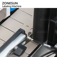 ZONESUN ZS-TB260RA étiquettes inviolables étiqueteuse automatique de bouteilles de pots ronds auto-adhésifs