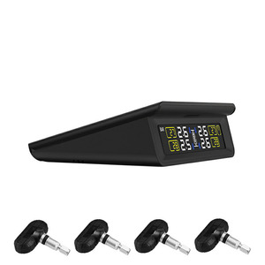 Chuyên Nghiệp Năng Lượng Mặt Trời <span class=keywords><strong>TPMS</strong></span> Xe Áp Suất Lốp Hệ Thống Báo Động Hiển Thị 4 Cảm Biến Nội Bộ Cảnh Báo Nhiệt Độ Nhiên Liệu Tiết Kiệm - Product Image 3