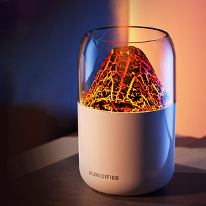 Personalized 300ml <strong>Mini</strong> Volcano <strong>Humidifier</strong> Essential Oil Aroma <strong>Diffuser</strong> for Home Bedroom Hotel Outdoor RV Car Air <strong>Humidifiers</strong> - Product Image 1