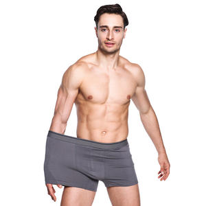 Vanfound Super Boxer grande taille avec logo XL pour hommes, caleçon jambe large couleur unie, sous-vêtements tricotés, cheveux pour adultes plus <span class=keywords><strong>engrais</strong></span> - Product Image 3