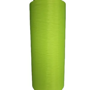 FLUORESCENCE YELLOW 31813 Colored Nylon DTY 70D/24F Nylon Yarn For Weaving Polyamide 6 Elastic Thread