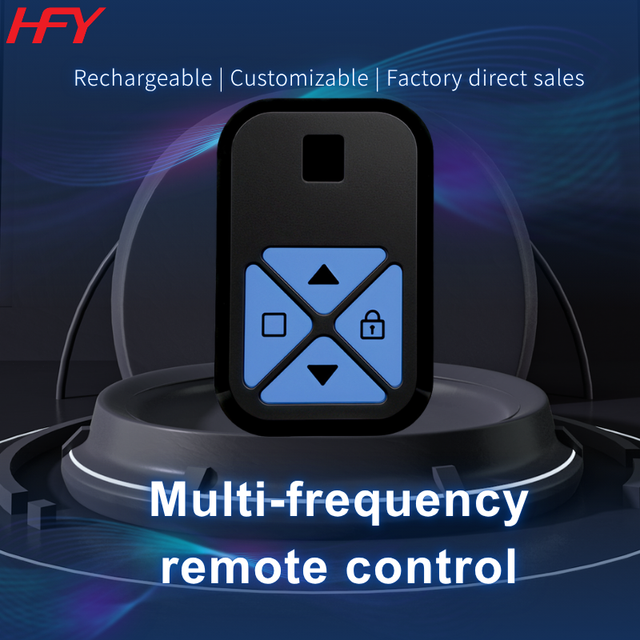 8-in-1 Wireless Remote Control Duplicator 4 Buttons Rechargeable Battery ABS Silicone Material 1 Year 30m Range Digital LED