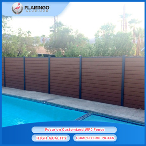 Nhà Máy Giá nhà ngoài trời WPC hàng rào cho khu vực cảnh quan ngoài trời hàng rào an ninh - Product Image 2