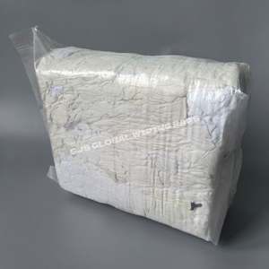 Trapos de Limpieza Industriales de Algodón Blanco 100% de Alta Calidad, Trapos de Algodón Blancos de 10 kg para Limpieza - Product Image 1