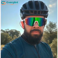 Lunettes de soleil sport Everglint UV400, monture intégrale carrée, confortables pour le cyclisme, la conduite, la pêche, la protection solaire, le vélo et les activités de plein air