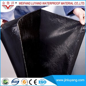 Membrane imperméable d'asphalte de bitume modifié par polymère auto-adhésif de 1.2mm 1.5mm 2.0mm pour la toiture en métal de toiture de feuille d'IBR - Product Image 3