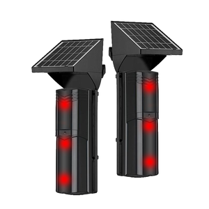 Không dây 3 chùm năng lượng mặt trời <span class=keywords><strong>Powered</strong></span> ngoài trời xâm nhập báo động hoạt động hồng ngoại 150m <span class=keywords><strong>Detector</strong></span> nhà thông minh an ninh chu vi - Product Image 4