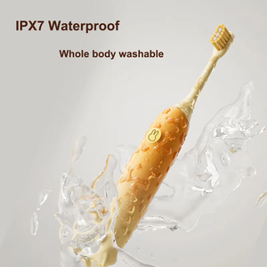 แปรงสีฟันไฟฟ้าอัตโนมัติสำหรับเด็ก แปรงสีฟันไฟฟ้าพกพาสำหรับเดินทาง แปรงสีฟันไฟฟ้าลายการ์ตูนน่ารัก - Product Image 3