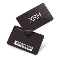 Spot personnalisé personnalisé UV noir mat RFID en plastique carte d'affaires PVC NFC