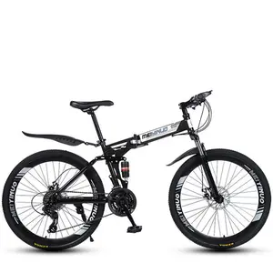 Hot Opvouwbare Mountainbike 26in 21 Speed Full Bikes/Licht Vouwen Mountainbike/Vouwen Cyclus 26 Mountainbike voor Mannen En Vrouwen