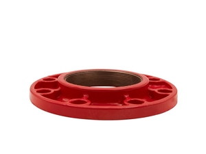 Youfa dễ uốn sắt đúc phụ kiện đường ống rãnh chia mặt bích - Product Image 4