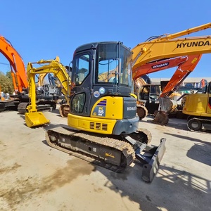 รถขุดขนาดเล็ก Komatsu PC55MR 5.5 ตัน มือสอง ราคาถูก พร้อมมอเตอร์ เกียร์ ปั๊ม PLC และลูกปืน-อะไหล่แท้ ลดราคา - Product Image 1