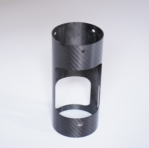 Accesorios de varilla de taladro CNC de tubo de fibra de carbono de 50,5mm de diámetro - Product Image 3