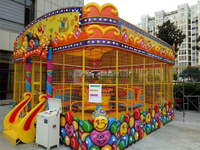 Manège de jeu de tir de balles interactif pour parcs d'attractions, centres commerciaux et fêtes foraines