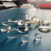 Lentille cylindrique Concave en silice fondue à Quartz optique KY-1 Plano