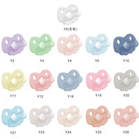 Sucette pour bébé en Silicone, jouet de qualité alimentaire, une pièce, sans BPA, sucette pour bébé, douce, écologique et sûre, 100%