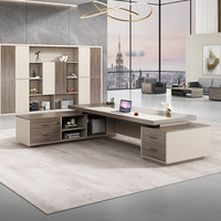LBZ-05 Bureau de direction de luxe pour PDG et managers, mobilier de bureau