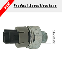 Capteur de pression d'huile 893901080A 83530-E0220 Haute qualité Garantie de 6 mois pour moteur Hino J05E/J08E Excavateur Marque d'origine
