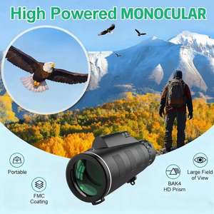 منظار أحادي العين عالي الجودة 80×100، محمول وبعيد المدى، مناسب للرحلات الخارجية والهدايا - Product Image 3