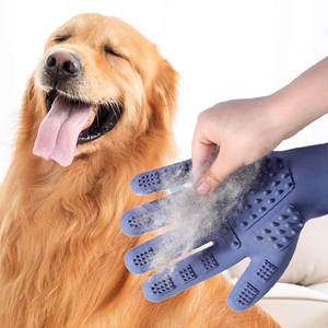 नए आगमन टिकाऊ सिलिकॉन पालतू ग्रोमिंग दस्ताने कुत्ते और बिल्ली के लिए बाल हटाने के लिए बाल हटाने के लिए - Product Image 4