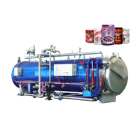 Autoclave à vapeur à surpression pour gobelets en plastique avec autoclave alimentaire automatique pour desserts et poudings