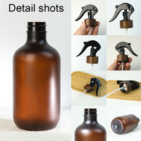 Pulvérisateur multi-usages écologique avec anneau en bois, flacon pulvérisateur à gâchette multi-usages, grande capacité, bouteille pulvérisatrice en PET pour le commerce de gros