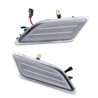 2 pièces, feux latéraux LED, clignotants pour Mercedes Benz Classe C W204 C250 C300 C350 C63 AMG 2012-2014, accessoires de voiture