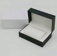 Boîte de rangement pour montres vide avec logo personnalisé, en cuir PU, pour ensemble de montres et bijoux, étui d'emballage de luxe, boîte cadeau tendance