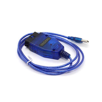 Câble de diagnostic USB Vag KKL CH340 avec interface KWP2000 OBD2, isolation en PVC et conducteur en cuivre pur 12V