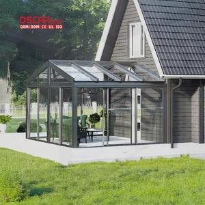 <span class=keywords><strong>Solarium</strong></span> en aluminium et verre incurvé de haute qualité, sur mesure, pour extérieur, patio, jardin, balcon, véranda - Product Image 1