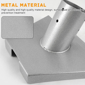 Starlink Gen3 gắn Kit-bạc gói <span class=keywords><strong>Roof</strong></span> Mount kim loại tam giác cơ sở ống nối - Product Image 4