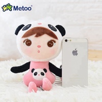 Metoo Jibao – Mini porte-clés en peluche personnalisé, jouets en peluche, porte-clés, mascotte douce, pendentif Panda