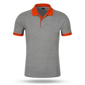 Wholesale Custom Logo Promotional Ads Shirt Breathable Golf Sports Knitted Polo Shirts Embroidery Men's Printed Polo Shirt - Product Image 3