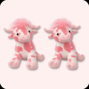 Pink <b>Cow</b> Plush Toy Glowing <b>Cow</b> 2 To 4 Years Unisex Household Daily Necessities - Product Image 2