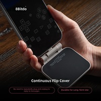 8Bitdo FlipPad Pengontrol Game Seluler untuk IOS/Android Model Lipat USB-C Plug and Play Konsol Game Retro Vertikal Saku 85JA01