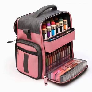 Free Sample Nail Polish <b>Case</b> Nail Lamp Storage <b>Case</b> Beautiful <b>Makeup</b> Bag Cosmetic Storage Bag Travel Nail Polish Set Organizer - Product Image 4