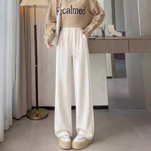 <span class=keywords><strong>Pantalon</strong></span> large amincissant pour femmes rondes, collection Printemps-Automne-Hiver 2026, doublé polaire, <span class=keywords><strong>taille</strong></span> haute, doux et moelleux <span class=keywords><strong>en</strong></span> nylon/coton - Product Image 2