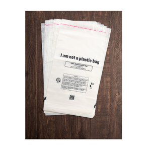 Precio directo de fábrica para bolsa de embalaje de plástico PBAT PLA autoadhesiva biodegradable Premium logotipo personalizado para uso en prendas de vestir mejor - Product Image 1