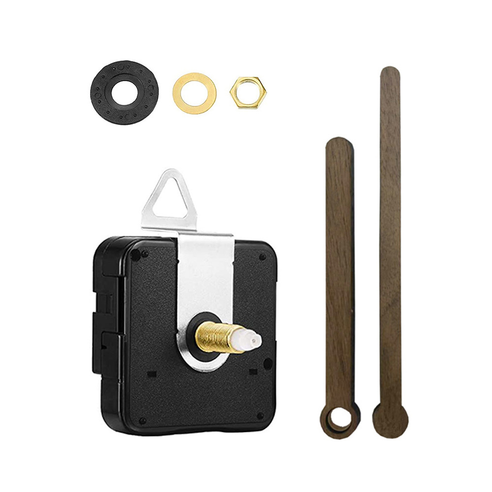 Clock movement+Iron hook+S15 Black hands