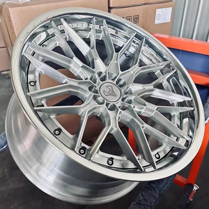 Grayfox ล้อปลอมแปลงสีเงิน17-22นิ้วขอบ5X112 5X120สำหรับ <span class=keywords><strong>Mercedes</strong></span>-Benz C Class CLA <span class=keywords><strong>CLS</strong></span> SL 180 200 250 300 - Product Image 3