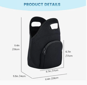 Sac à lunch en néoprène personnalisé Boîte à lunch isolée et sac isotherme organisateur - Product Image 3