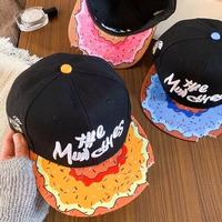 Gorra de Béisbol Estilo Americano de PVC con 6 Paneles, Visera Plana, Cierre a Presión, Unisex, para Primavera/Otoño, Protección Solar, Estilo Urbano, Hip-Hop