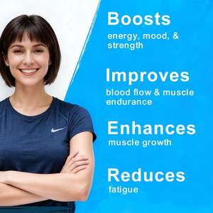 Suplemento Deportivo Nutricional para Fisicoculturismo, Suplemento de Microelementos, Mezcla de Bebida Energética, Polvo Pre-Entrenamiento de Máxima Velocidad - Product Image 4