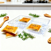 Boîte d'emballage pour biscuits et pâtisseries à 4 trous, boîte d'emballage pour desserts