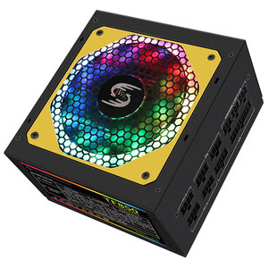 พาวเวอร์ซัพพลายคุณภาพสูง 850W RGB สำหรับพีซี รองรับซีพียูคู่ 24 พิน แบบโมดูลาร์เต็มรูปแบบ สำหรับคอมพิวเตอร์เล่นเกม ประสิทธิภาพสูง สำหรับเดสก์ท็อป - Product Image 5