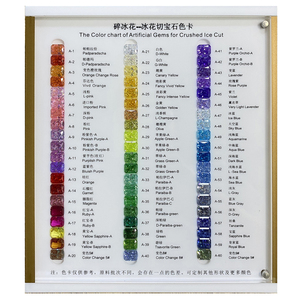 Strumento di Vendita per Gioielli Love Fire Gems, Tabella delle Dimensioni dei Diamanti, Zirconia Cubica Bianca 5A, Grafico delle Forme dei Diamanti per Gioiellerie - Product Image 2